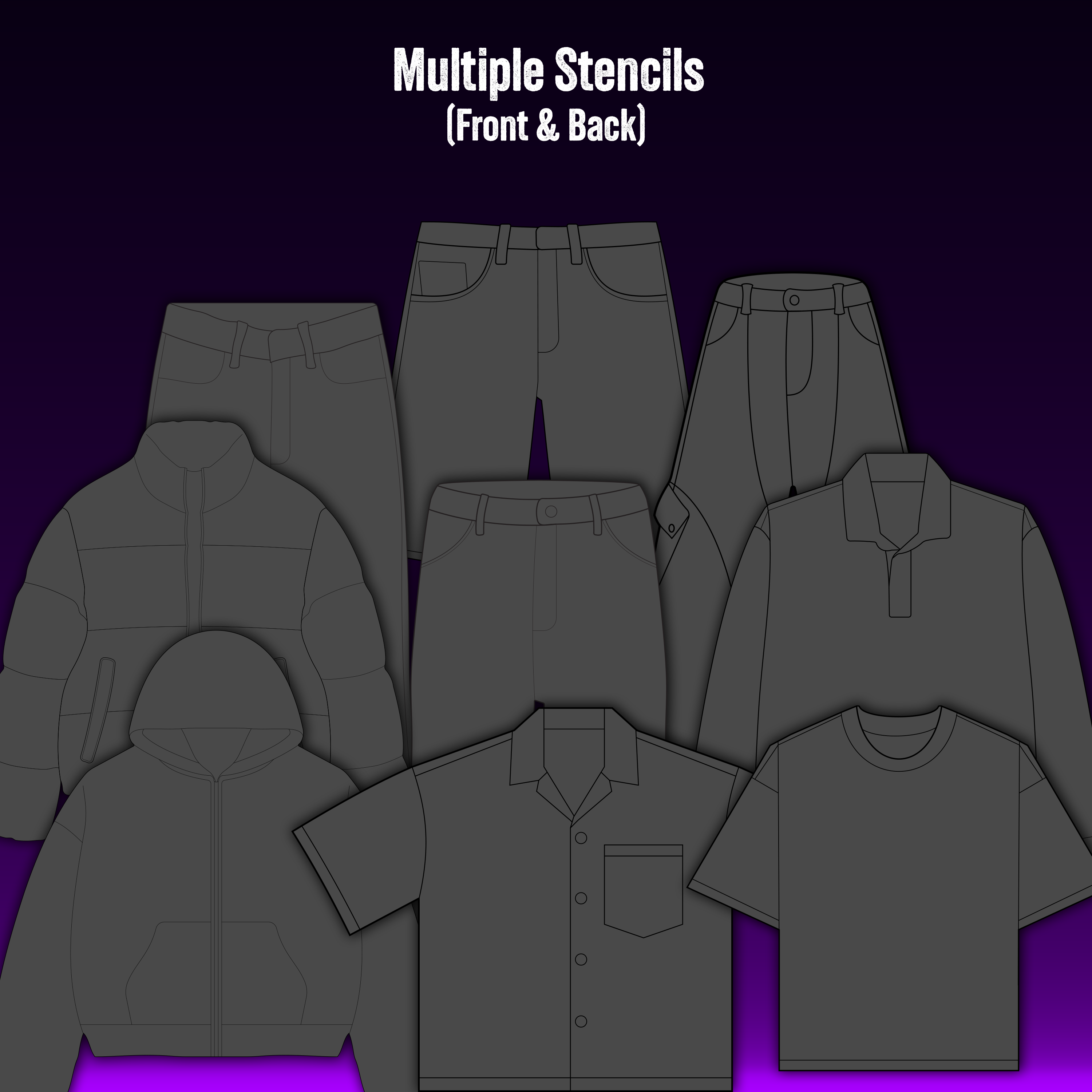 Angel Clothing Mock Up Pack (Procreate)
