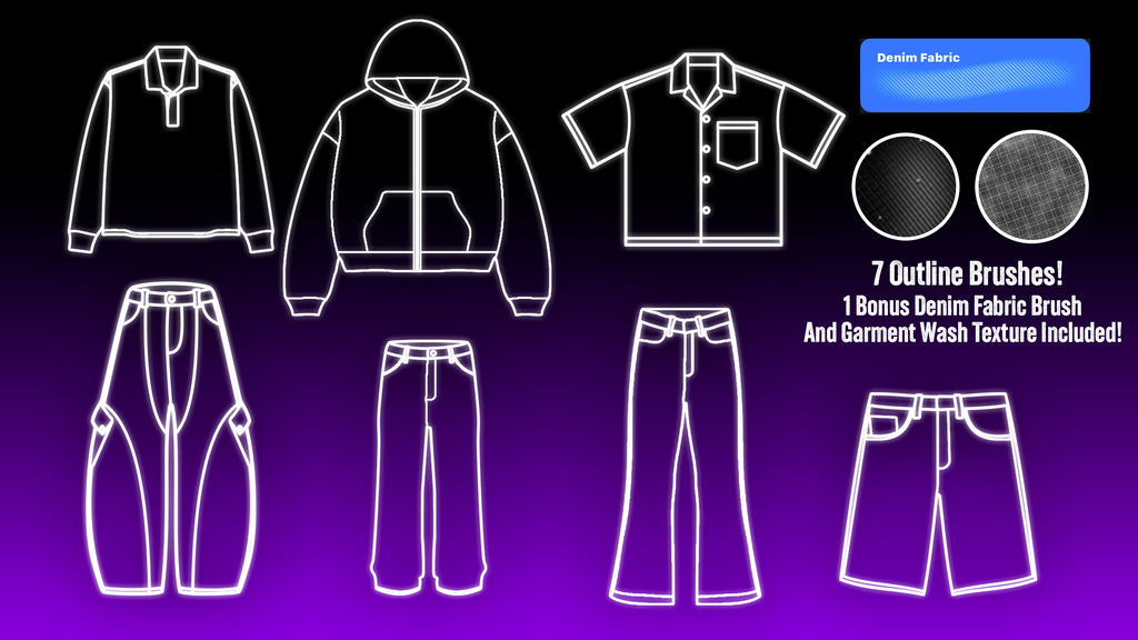 Angel Clothing Mock Up Pack (Procreate)