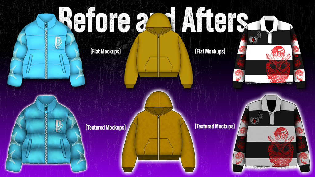 Angel Clothing Mock Up Pack (Procreate)