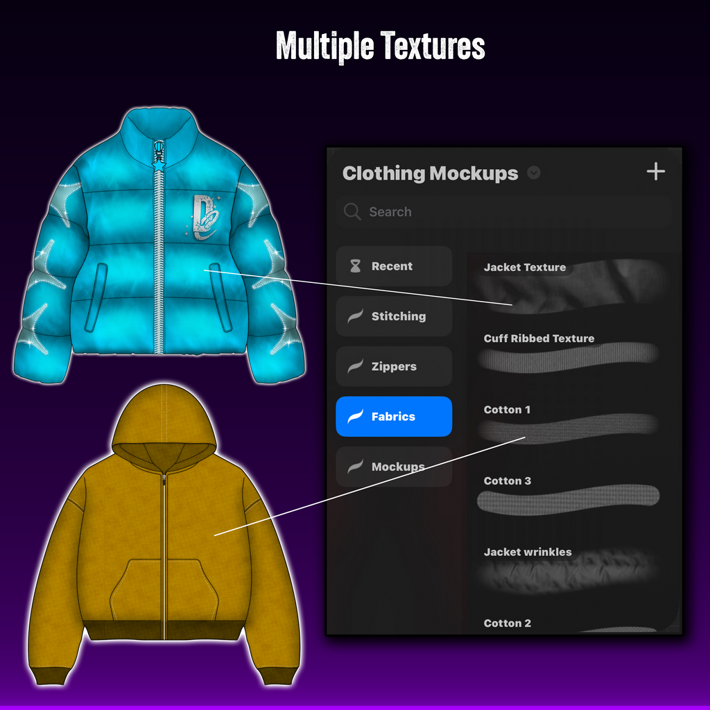 Angel Clothing Mock Up Pack (Procreate)