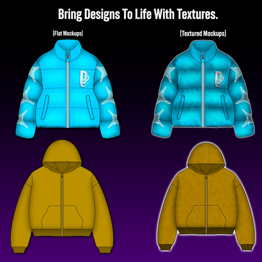 Angel Clothing Mock Up Pack (Procreate)