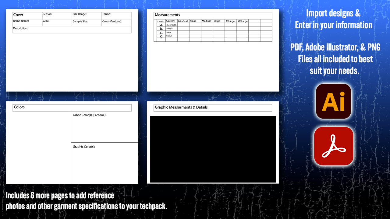 Techpack Template and Techpack Guide